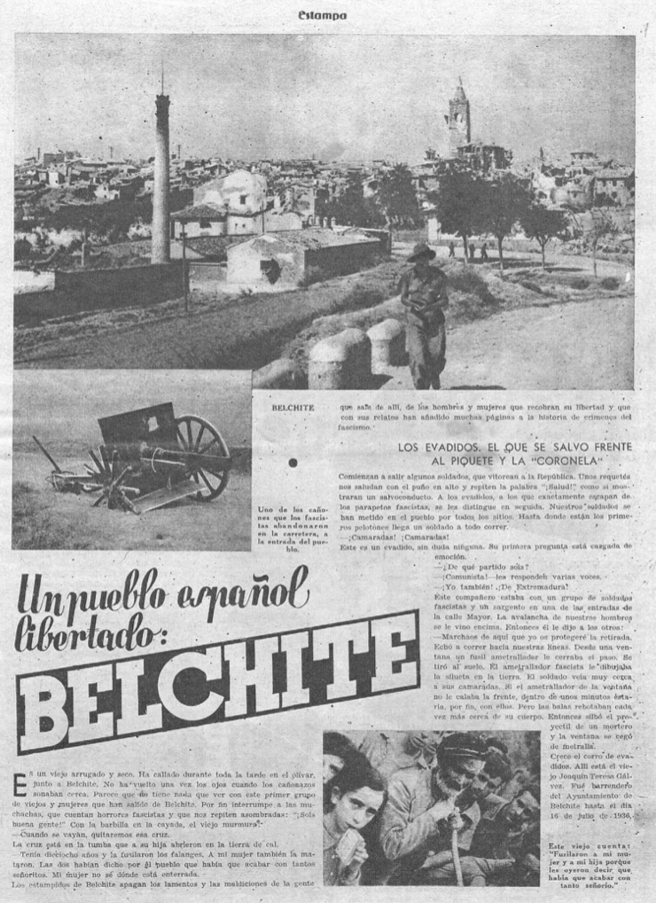 Periódico de la época